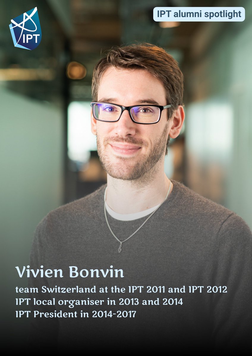 IPT_Official's tweet photo. From the IPT alumni spotlight - read the interview from Vivien Bonvin, from Team Switzerland, and the IPT president in 2014-17: https://t.co/idB6V2e7Zo https://t.co/guKUIYj3U0