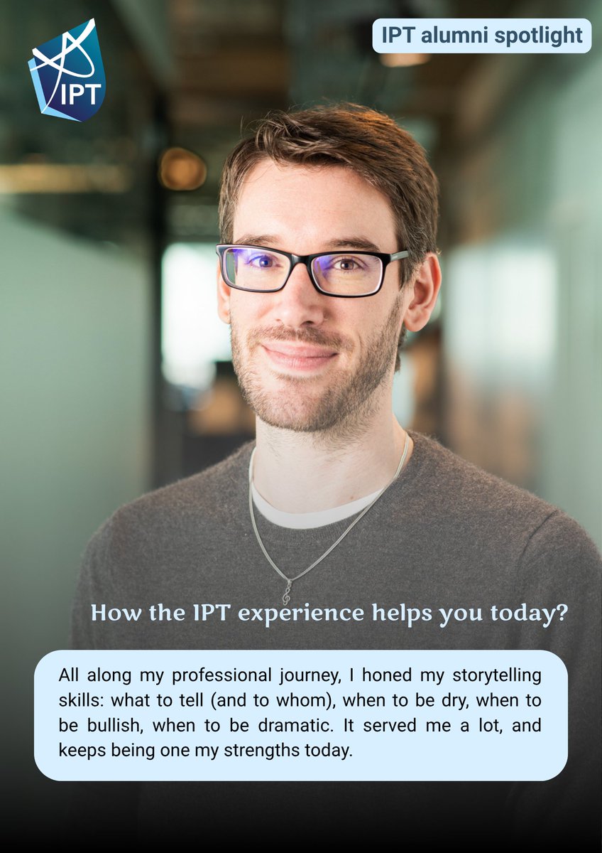 IPT_Official's tweet photo. From the IPT alumni spotlight - read the interview from Vivien Bonvin, from Team Switzerland, and the IPT president in 2014-17: https://t.co/idB6V2e7Zo https://t.co/guKUIYj3U0
