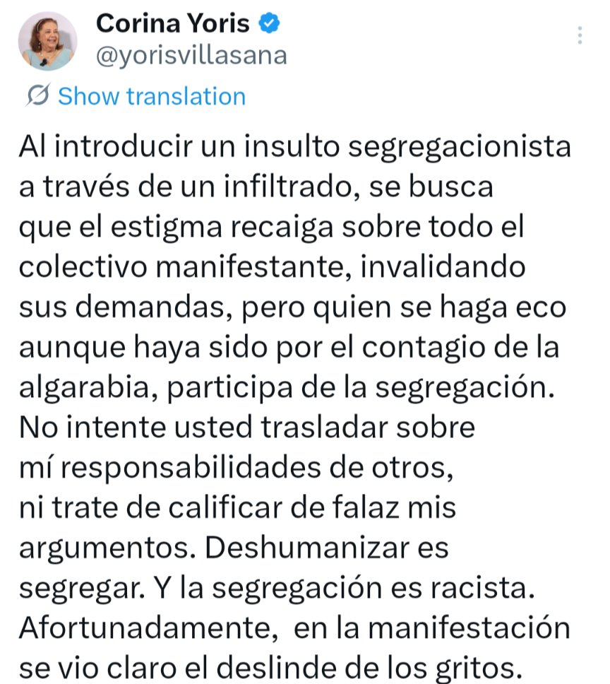 Háganse el favor de leer los posts de la profesora Yoris.
