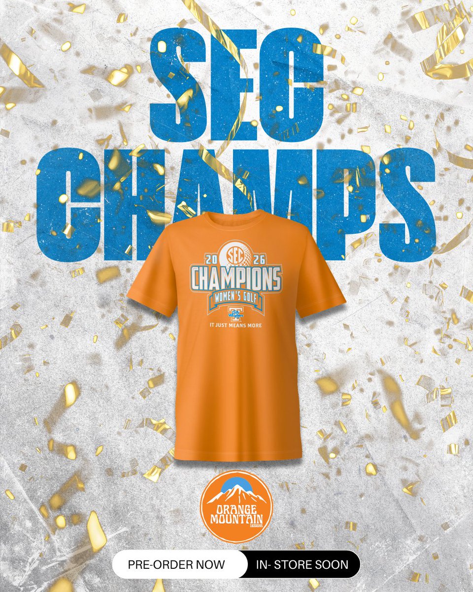 OrgMntDesigns's tweet photo. For The First Time in Program HISTORY...Your Lady Vols Are SEC CHAMPS!! ⛳
Pre-Order Now: https://t.co/lhRowBS5B4 https://t.co/jIEzuOiH7g
