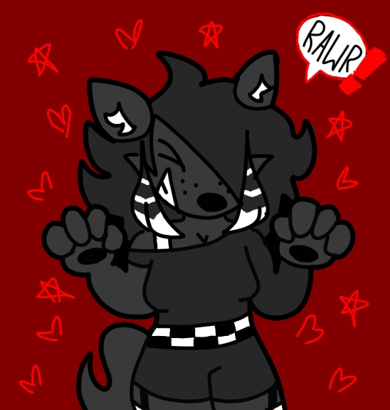 saturnroxyart's tweet photo. comm i did for @wolpmary recently #yay #horray https://t.co/TYQH7yJuz6
