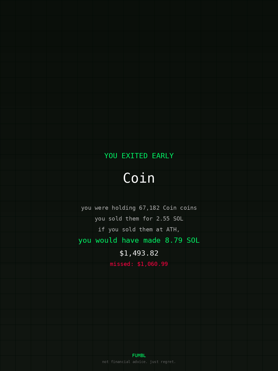 markcmeyer's tweet image. just checked fumbledbags.com bro actually coulda had a fat bag on $Coin 

3oJjLdahkQNsEZnugiADHXBwvNJLeuW74EUxx9Yybrrr
#exodus 
#users