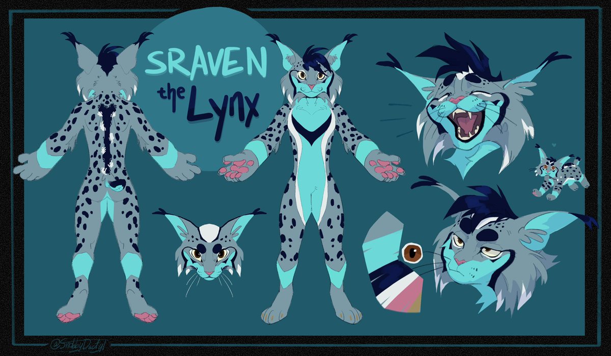 SnobbyDactyl's tweet photo. ✨2026 vs 2020✨
.
i gotta say, getting commissioned to recreate a ref sheet for a client from years ago is such a special feeling🥹 i love being able to see how far i’ve come in my art as well as seeing how the commissioner’s characters have evolved as well!
.
for @SravenLynx ✨ https://t.co/51RY1Vbxk8