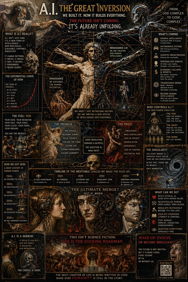 worldofray's tweet photo. Chatgpt images 2

Basquiat first, renaissance infographic second....about 'itself'

Spectacular! https://t.co/7XbeAITsMA