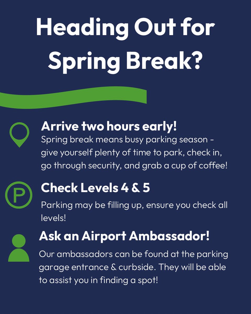LeahyBTV's tweet photo. Spring Break Travel starts at Leahy BTV☀️ Make sure you arrive early to start your break off stress-free!✈️ https://t.co/Xyt7VI22k4