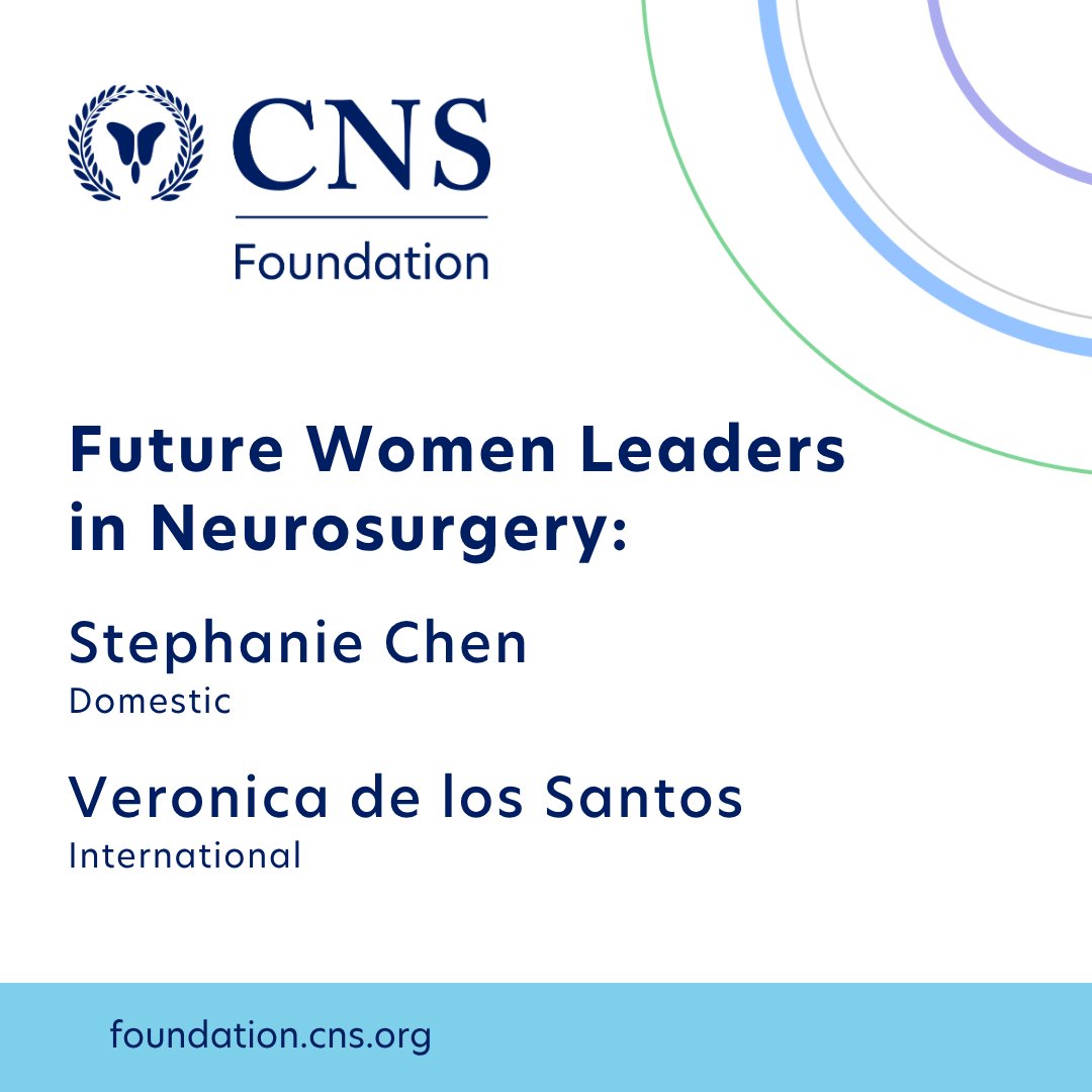 CNS_Update's tweet image. Congratulations to all the 2026 CNS Foundation Awardees—we can't wait to see what you will accomplish! Thank you to everyone who applied. For the full list and previous winners visit: bit.ly/3OVmR2a
#CNSF #awards #neurosurgeons