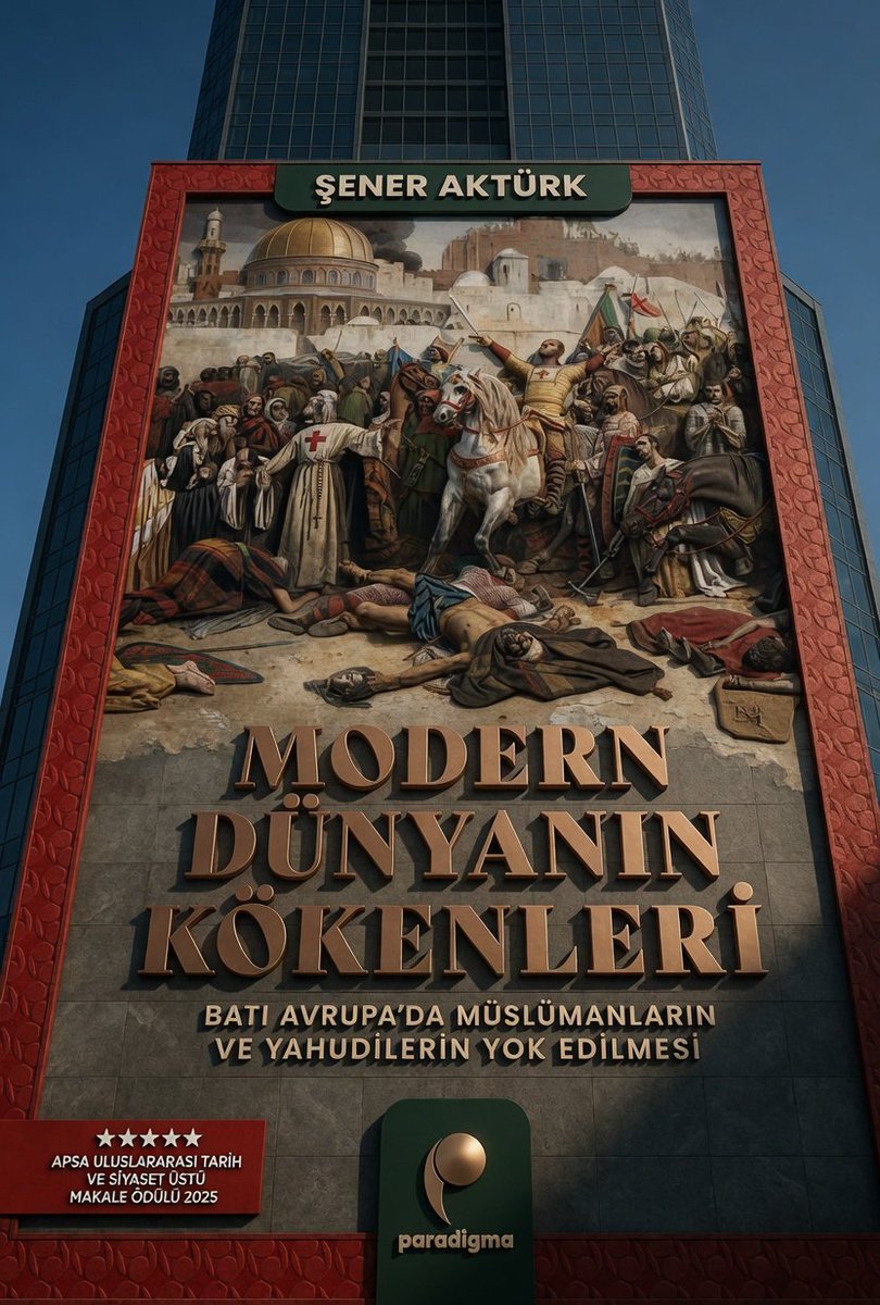 obakkaliyesi's tweet photo. Modern Dünyanın Kökenleri
Batı Avrupa'da Müslümanların ve Yahudilerin Yok Edilmesi
Şener Aktürk
PARADİGMA YAYINLARI
@senerakturk @ParadigmaYay #modern #dünyanın #kökenleri #batı #avrupa #müslümanlar #yahudiler #yok #edilmesi #şenerertürk #paradigma #yayınları https://t.co/xqGHQPC4kk