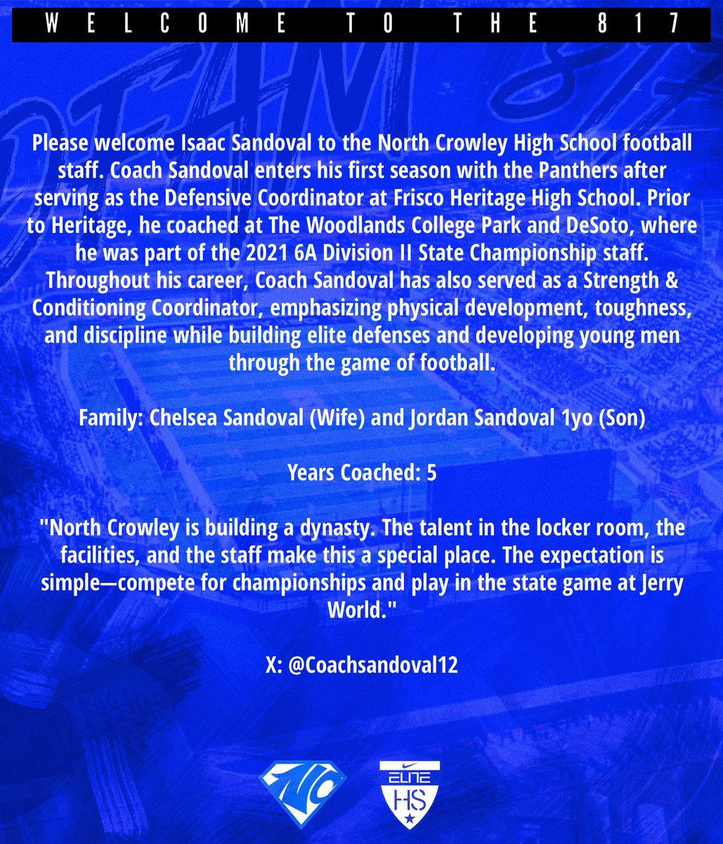 North Crowley Football tweet media