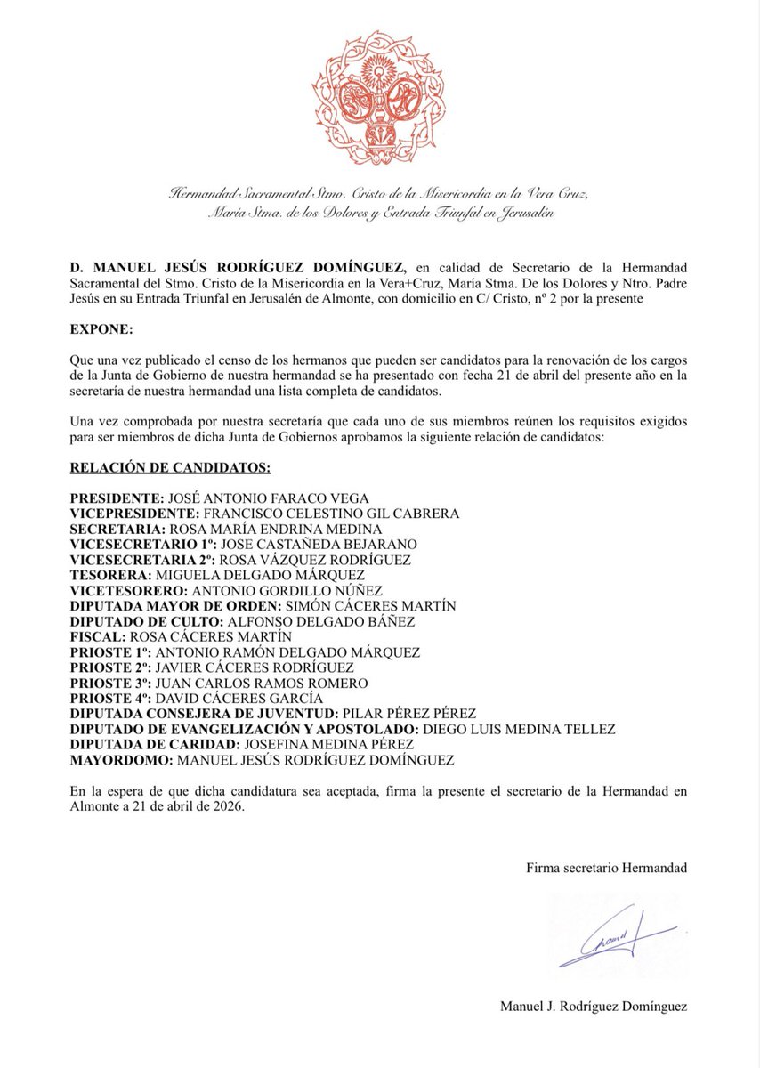 Sacramental Almonte tweet media