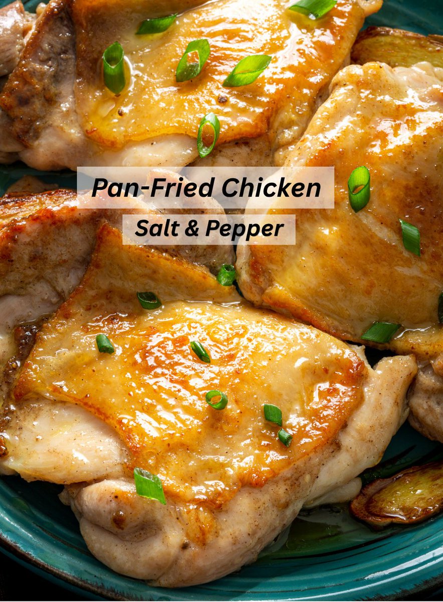 Juicy Pan-Fried Chicken Thighs
👇recipe in comments👇