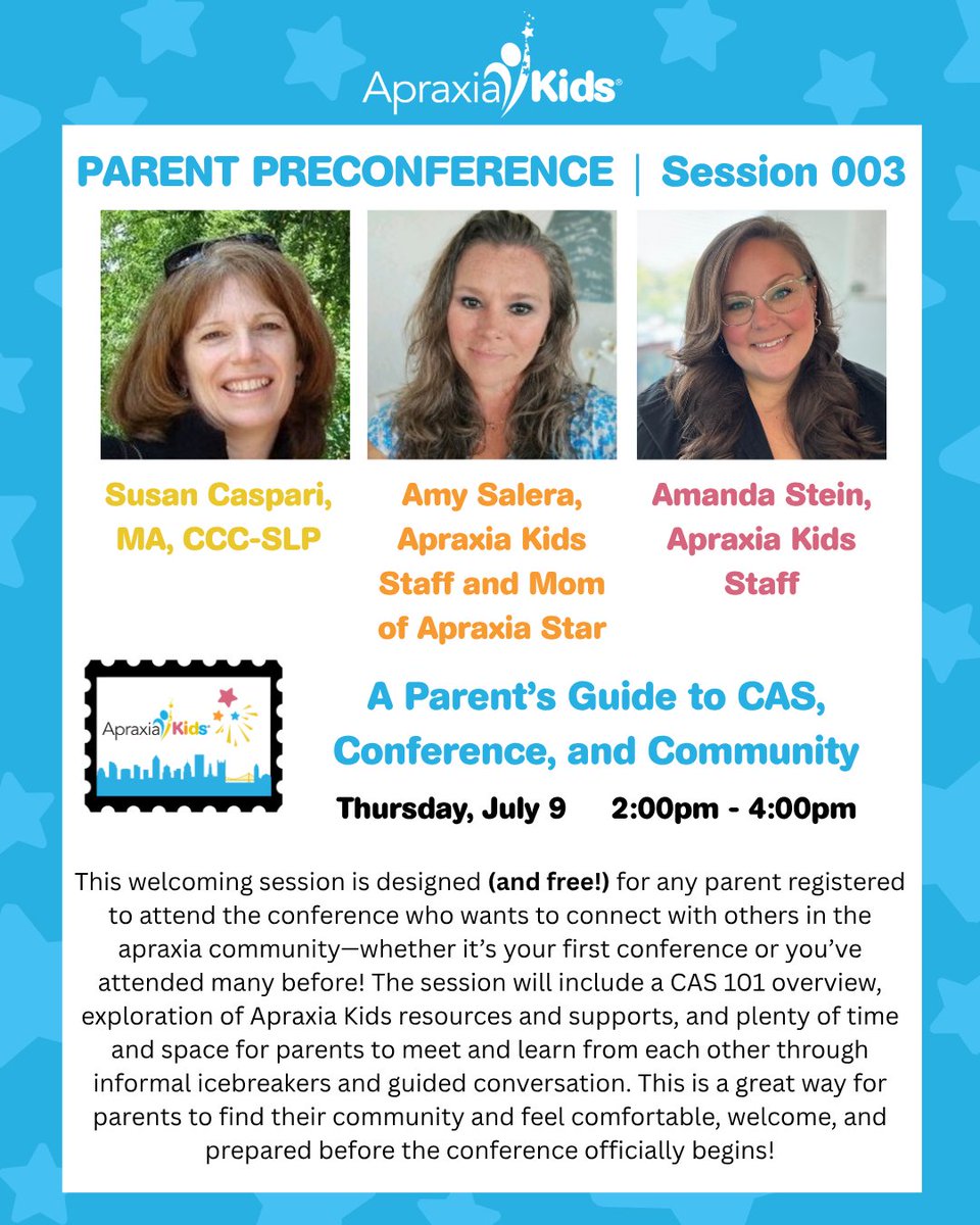 Apraxia_KIDS's tweet image. Meet our preconference speakers! We can't wait to see you Thursday, July 9th.

Learn more and register: apraxia-kids.org/apraxia-kids-n…

#CEU #Education #Apraxia #CAS #speech #SLP #Pittsburgh