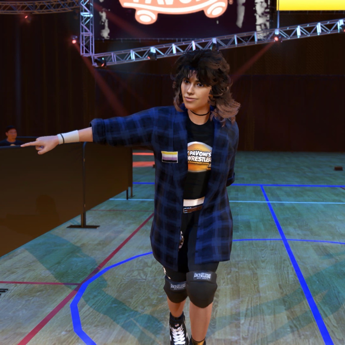 freespacesandie's tweet photo. Joey Pavoni has been uploaded to #WWE2K26 Community Creations!

Entrance Theme: TRSH - “Fire Department”  

Finisher: “Pavoni Driver” (Hammerlock SOS, Gigi Driver, Crucifix Driver)  
Tags: “JoeyPavoni”, “SandieCAWS, SolsticePro” https://t.co/sL0h6z5ajz