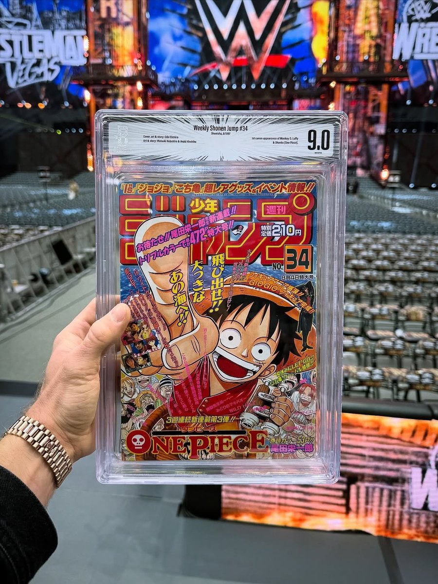 Logan Paul just recently purchased One Piece Chapter One graded at