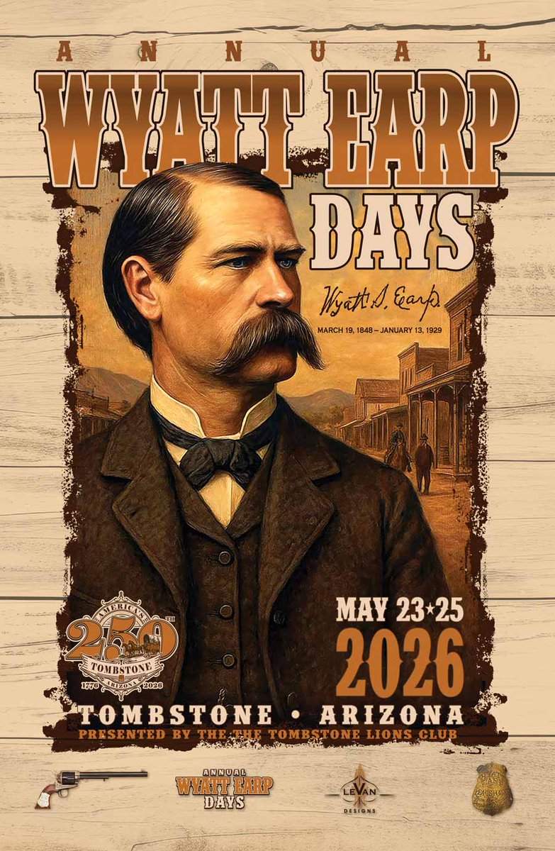 visittombstone's tweet image. WYATT EARP DAYS IN TOMBSTONE! MEMORIAL DAY WEEKEND! MAY 23 10:00 AM - MAY 25 4:00 PM!

FUN FOR YOUR WHOLE POSSE!

Visit Tombstone on Memorial Day Weekend! 

DiscoverTombstone.com

#wildwest #tombstone #foryouシ #foryoupage #fyp #Tucson #phoenix #losangeles #sandiego #foryou
