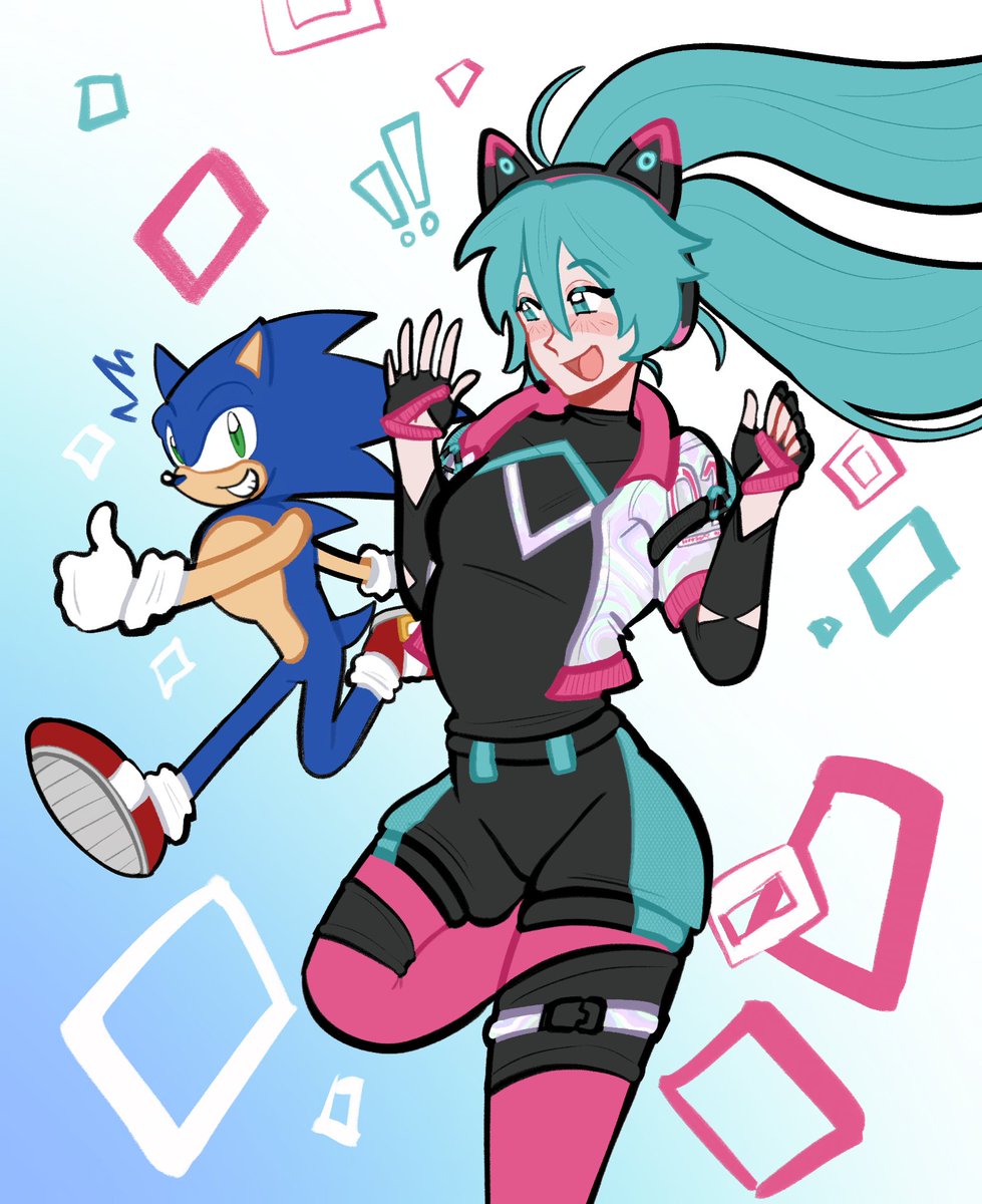 i’m pretty late on the crossworlds hype oops
#sonic #sonicthehedgehog #hatsunemiku