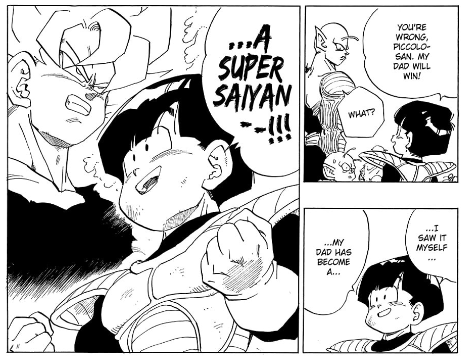 Seriously underestimated just how much pride gohan had in just being gokus son