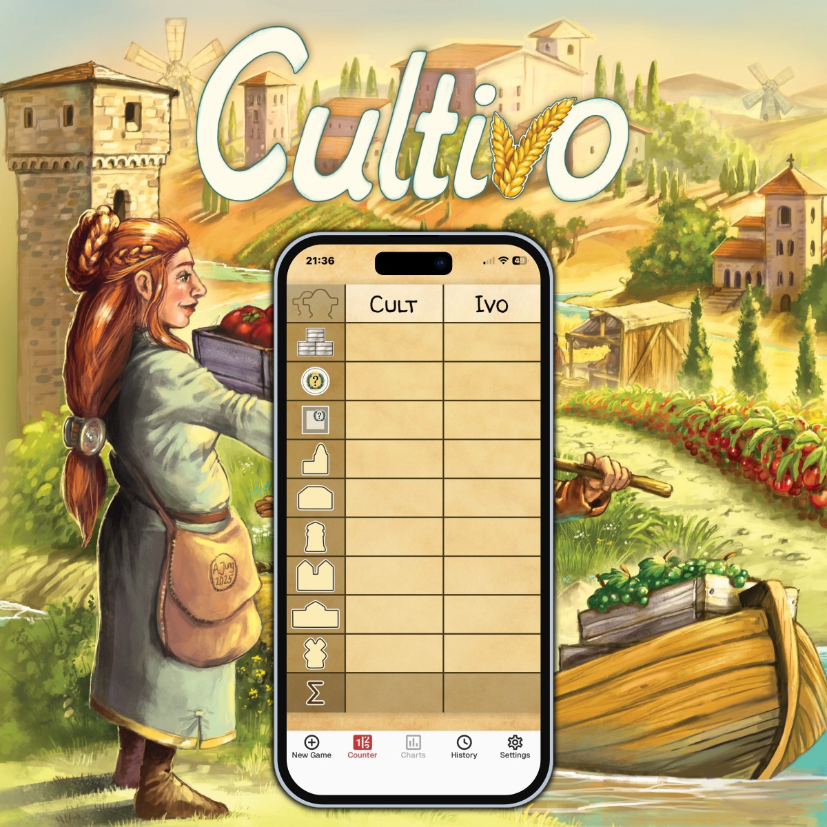 MyScoreTracker's tweet image. 📝 KEEPING SCORE FOR "CULTIVO"?
✏️ Just enter "Cultivo" as the game name when creating a match to use its dedicated score sheet.

🔗 appzerty.github.io/myscoretracker/

#MyScoreTracker #BoardGames #MobileApp #PlayStore #AppStore