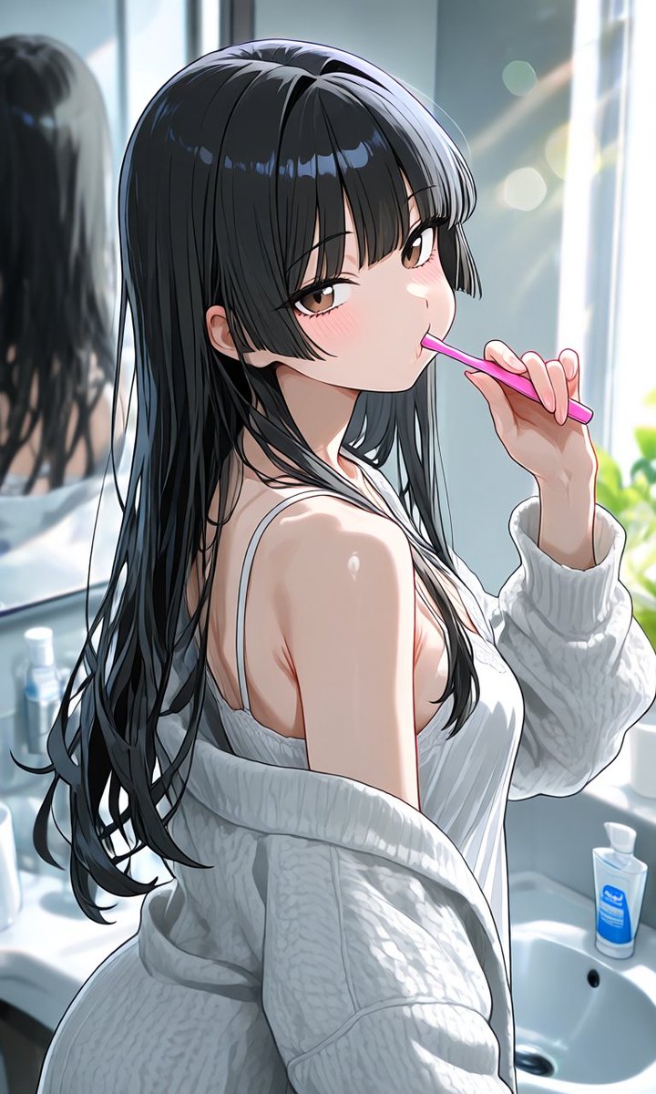 Xc2LsjFoZX18880's tweet image. #AIイラスト
#AIイラスト好きな方と繋がりたい 
おはようございます☀️
週の真ん中水曜日、今週の山場(？)がやってきましたが気持ち良く乗り切ってやりましょう⤴️
今日は目覚めの歯磨きです、決して朝からアメを舐めているわけじゃ
ありません✋
桜と一緒に
今日もよろしくお願いします😊