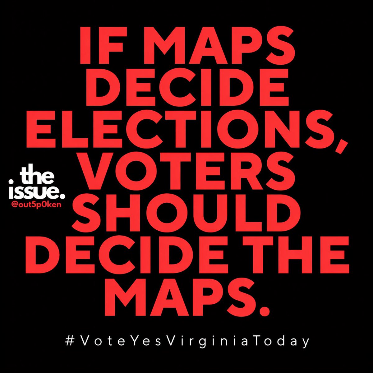 Out5p0ken's tweet photo. @BarackObama VIRGINIA VOTERS

If you’re in line by 7pm, you vote.
No exceptions! 

Stay in line. Do not leave.
That line is your ballot! 

#VoteYesVirginiaToday https://t.co/6semhEPzU6