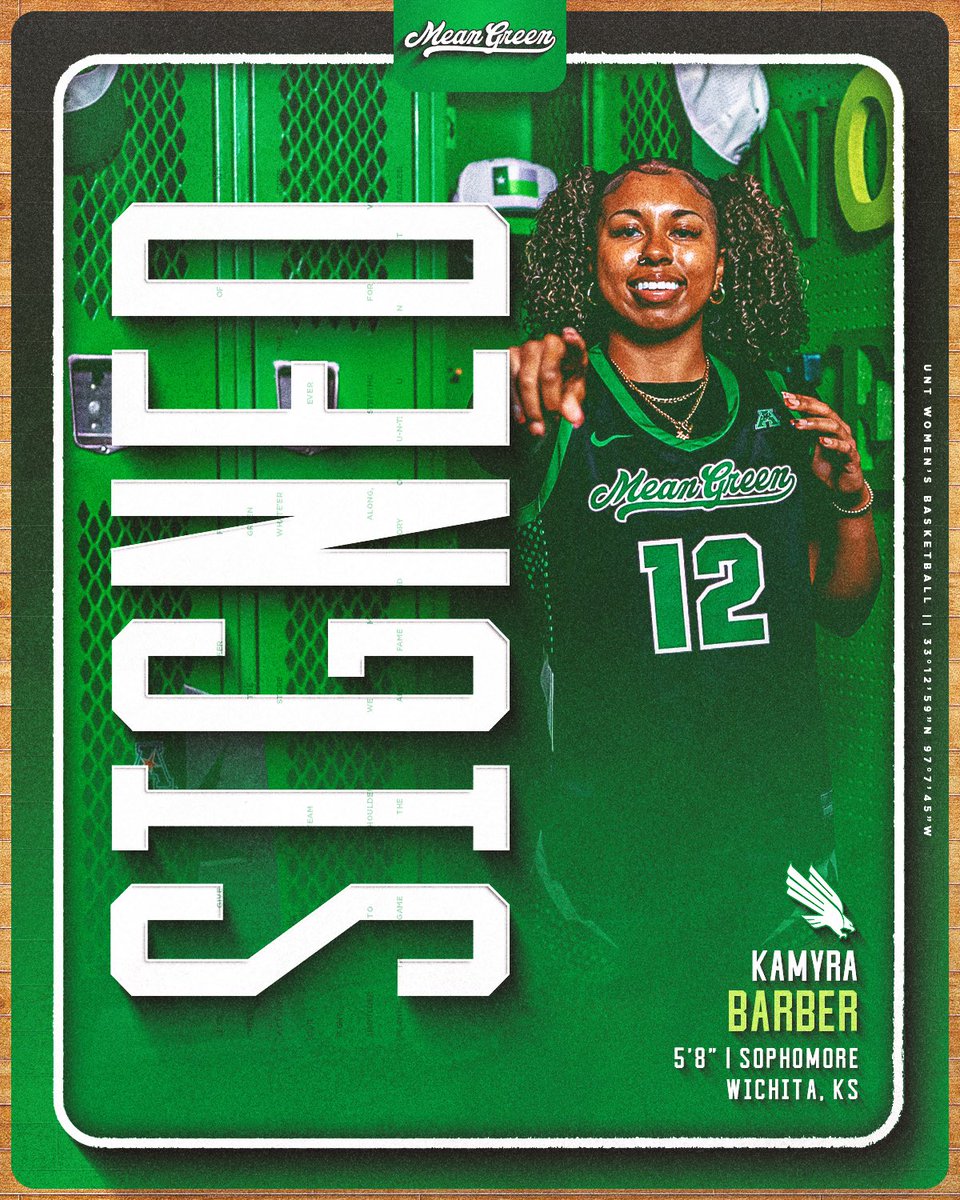 MeanGreenWBB's tweet image. Introducing another JUCO standout ⭐️

Welcome to the family, @barber_kamyra 

#GMG🦅 l #PremiumGasOnly⛽️