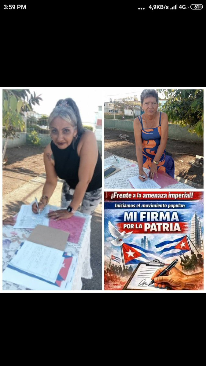 Educadores Firman por la Patria.
#PorCamagüeyTodo
