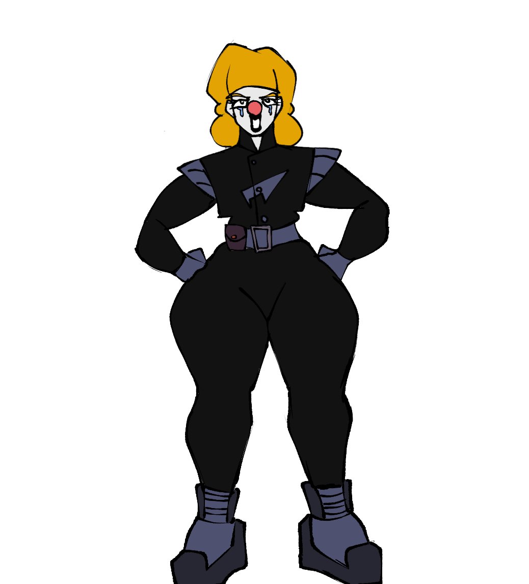 misterart2000's tweet photo. My own version of an Oompa Loompa, but a female clown. #wonka #nsfw #art #concepts #oompaloompa #willywonka #butt #bigass #clown https://t.co/4fROgQNe6S