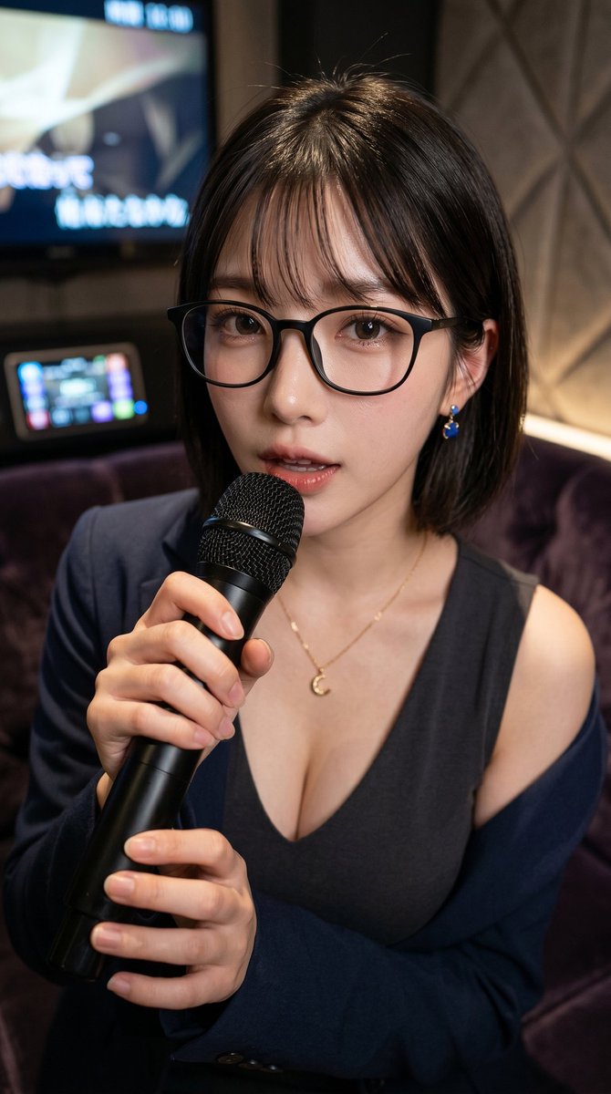 tsukiakari_girl's tweet image. #おはようございます

昨夜の私は、あの後どうなったのか？
(ご覧の通り１人でカラオケで歌いながら過ごしておりました笑)

歌い疲れてしまった私はタクシーで帰宅…(起きたら自宅)

また今日も新しい１日が始まります

皆様の今日１日が良い方向へ向かっていきますように🌛
#AIart #aigirl