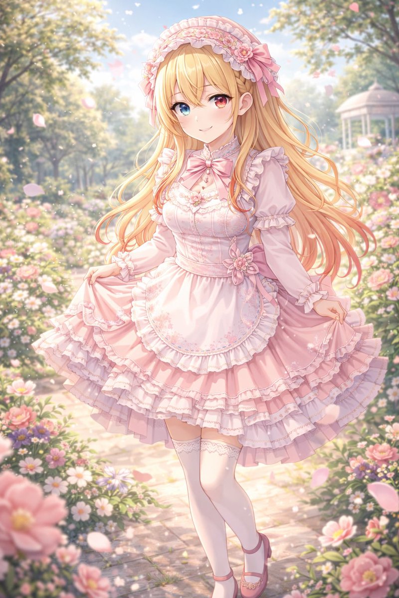 shion20260420's tweet image. おはようございます✨

今日も素敵な1日になりますように❤

#AIイラスト
#AIart