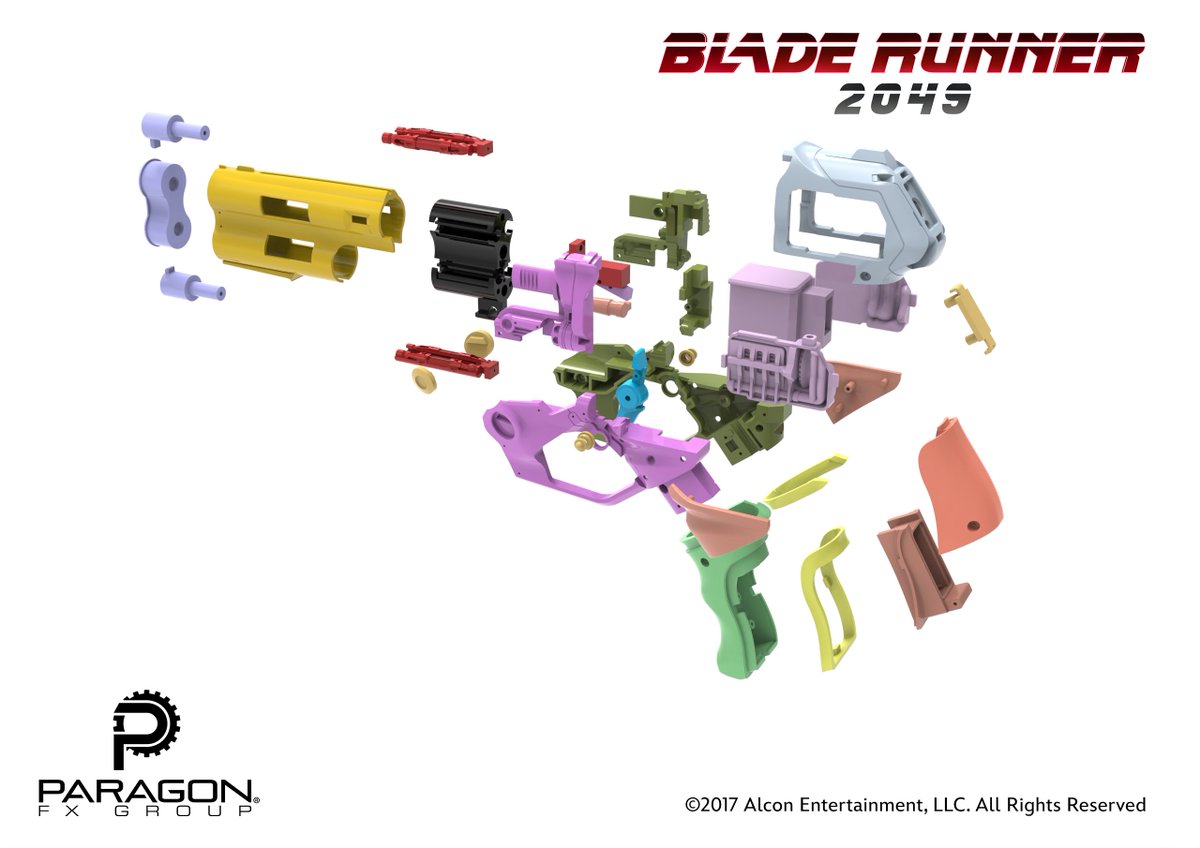 paragonfxgroup's tweet photo. Behind the scenes look at the component breakdown for Luv's Blaster. This project is moving right along. More soon!
#bladerunner2049 #collectibles #propreplicas #movieprops #paragonfxgroup https://t.co/6kuo6TioTd