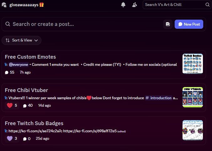 VanieVermilion's tweet photo. More free art in the server!!! Hi hiii! Come join my community and get free art♥️Just an Art &amp; Chill server for all and for those starting out who needs assets. I take requests too when I have the time♥️

#vtuber #VtuberUprsing #VTUBERSUPPORTCHAIN https://t.co/CbPHtRNyxf