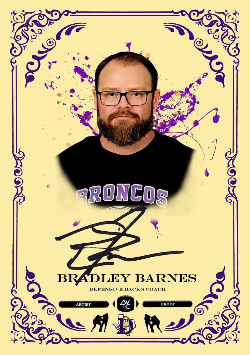 DentonFootball's tweet photo. Here is the Next Installment of our Coaches Spotlight!
Brad Barnes: Linebackers
Hometown: Sweetwater, TX
Years Coaching: 10
# of Years at DHS: 1
College: UNT
Previous Stops: Cedar Hill, Krum, Pilot Point, Frisco Liberty, Lake Dallas
#WEWILLWIN
@Denton_High @DentonISDSports https://t.co/hUYHByoZjA