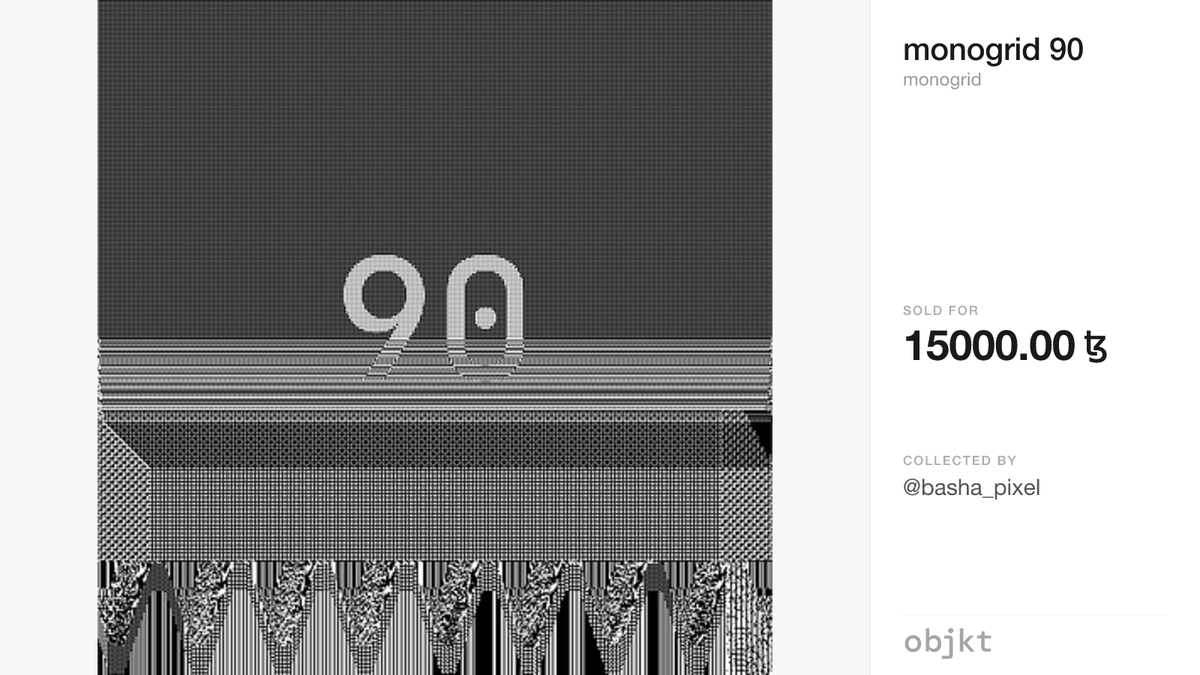 objkt Sales Bot 🤖 tweet media