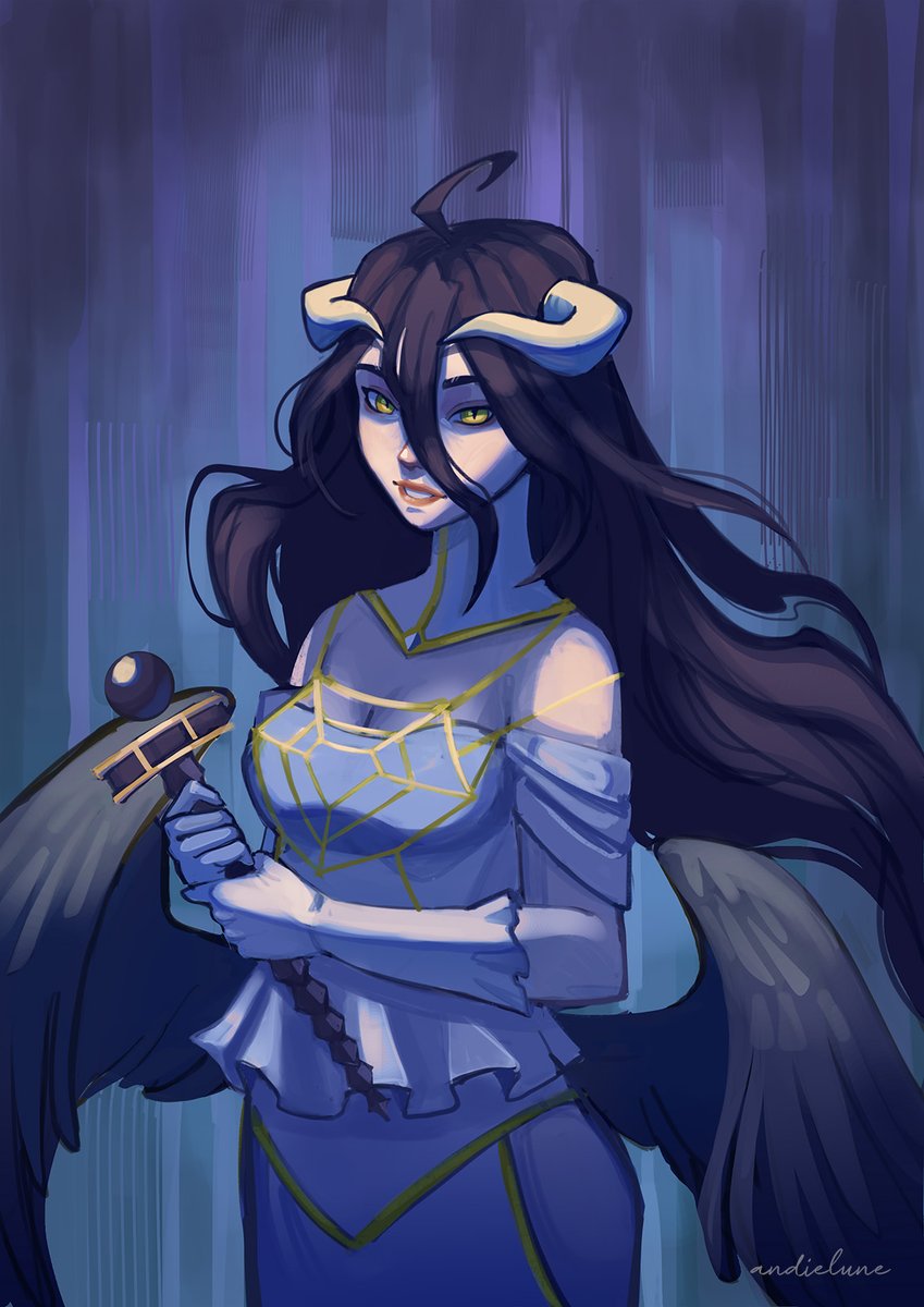 andielune's tweet image. Sketch vs Final 
#Overlord #fanart