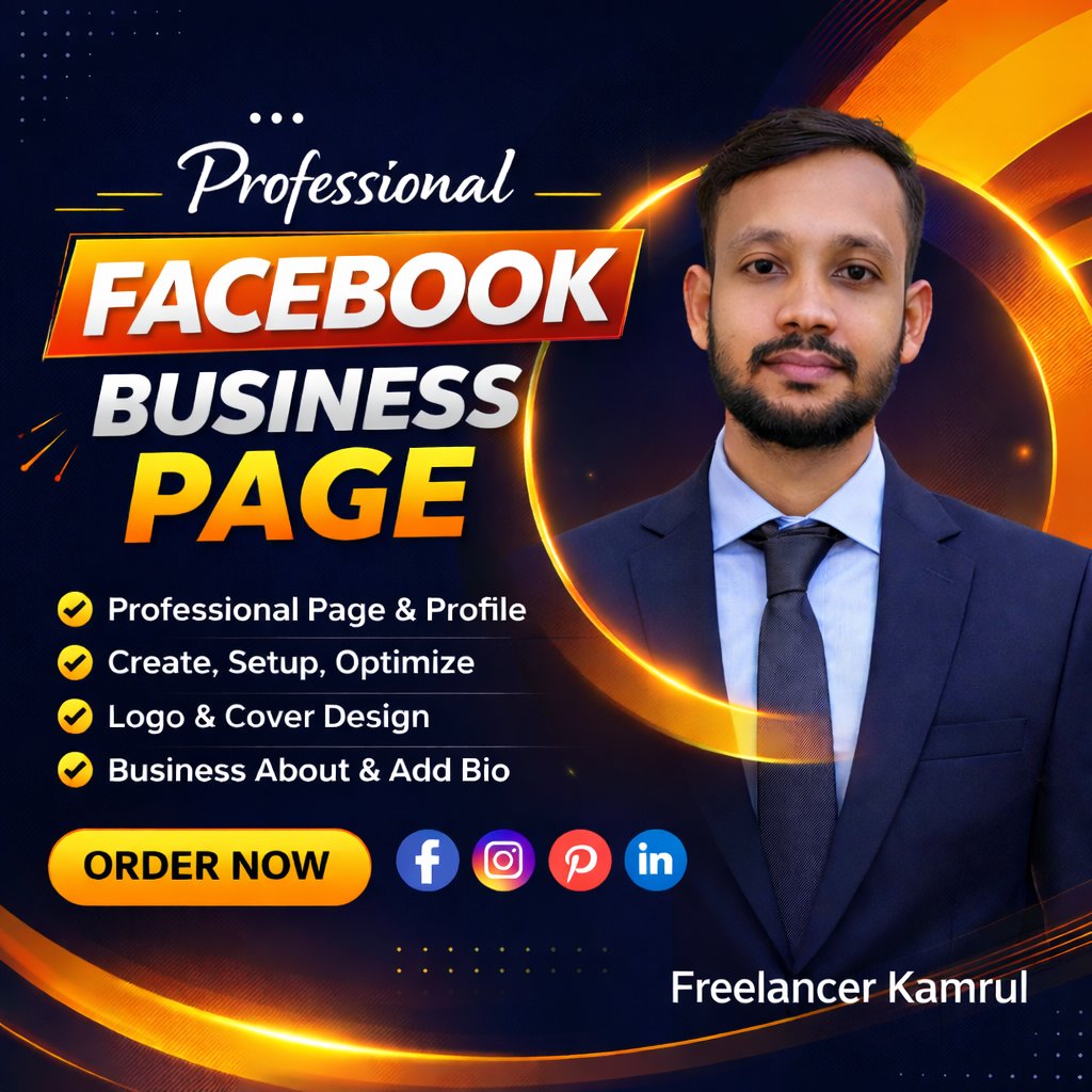 MdkamrulislamDM's tweet photo. Looking for a Professional Facebook Business Page Setup for your brand or business?
#facebookbusinesspage #facebookpagesetup #businessbranding #socialmediamarketing #freelancerservices #nextgrowagency https://t.co/wPxhuLuLAq