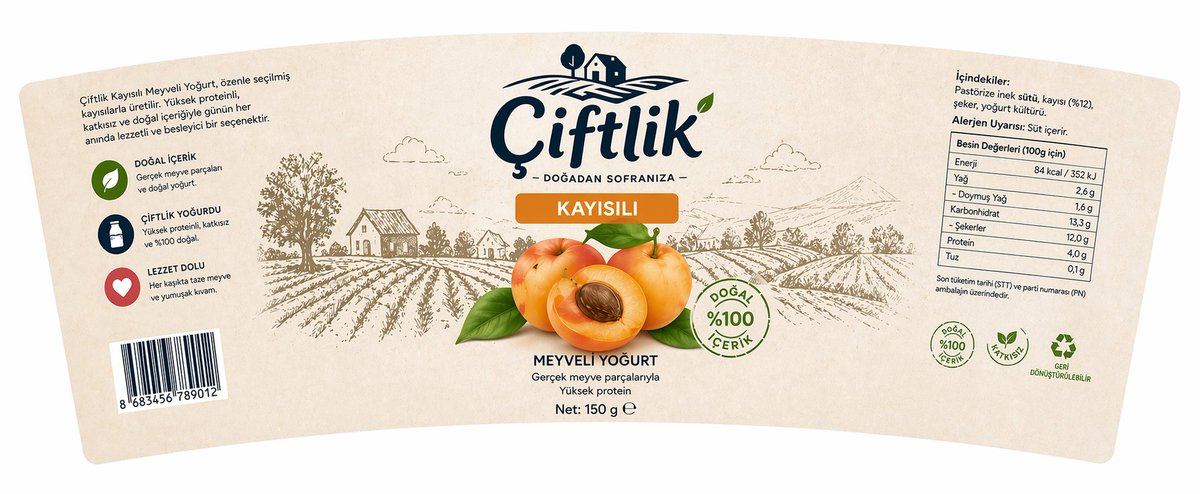 Print-Ready AI Packaging System for Yogurt Brand Concept