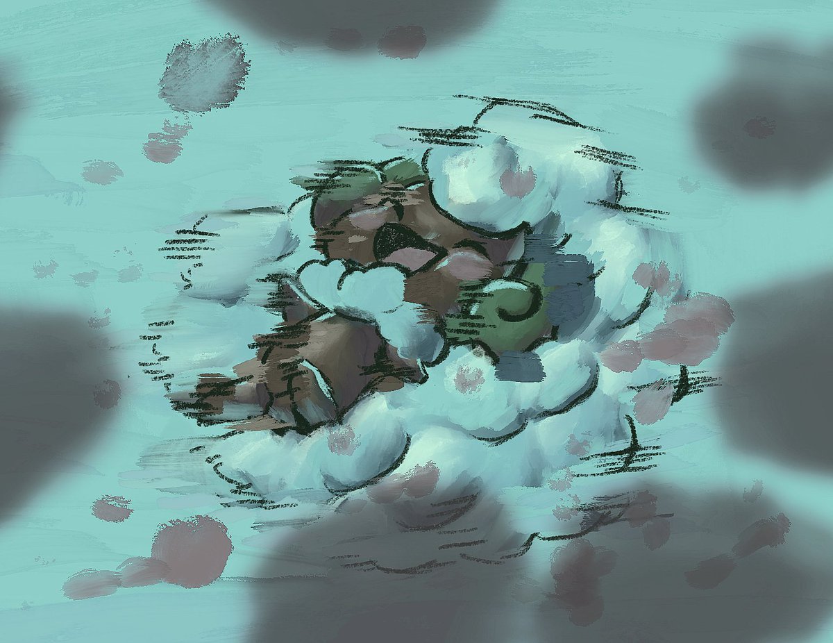 Candysartcorner's tweet photo. Pov you're going up against my whimsicott and it just used tailwind 
#pokemonchampions https://t.co/yguhD2Aqbo