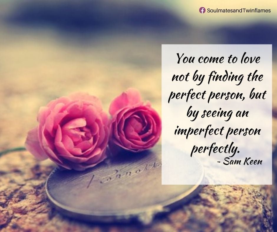TwinSoulslove's tweet image. You come to love not by finding the perfect person, but by seeing an imperfect person perfectly. 
#perfect #iloveyou #loveyou #love #twinflames #soulmate #meantforeachother