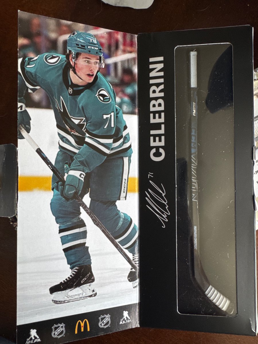 Thanks <a href="/BetalyticsInc/">Betalytics</a> for the mini stick!  My 10yr old <a href="/SanJoseSharks/">San Jose Sharks</a> fan is super excited to have our guy!

Super fun giveaway for us here in the US.