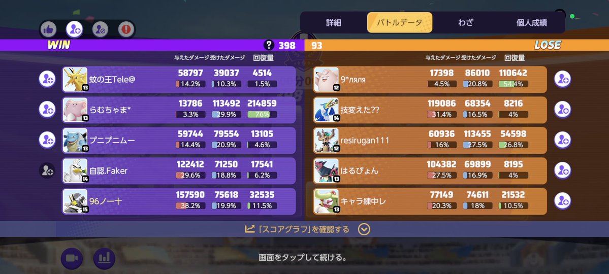 キュワなしでも舞えた