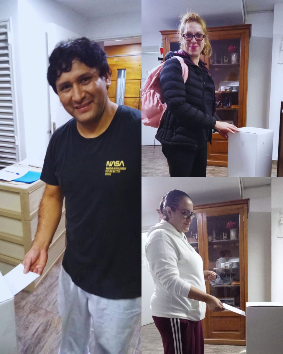 cybsanidad's tweet photo. Gran jornada democrática en el Hogar Armenio 💙✌️
Con amplia participación de lxs trabajadorxs, la #ListaCelesteYBlanca se impuso por amplia mayoría 🙌

Vanesa Reynoso fue electa delegada general 💪

Seguimos construyendo organización y más derechos ✊
#ATSA #Sanidad https://t.co/3Zt7KItgyW