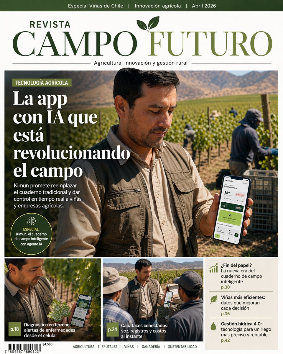 Agritech magazine cover from app screenshot