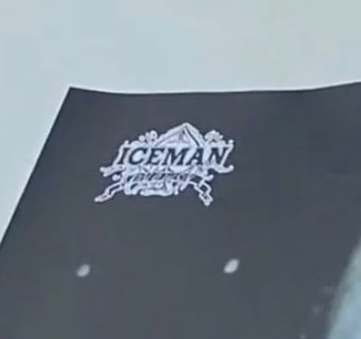 A new Iceman logo was seen inside of the Iceman book 🥶 The page