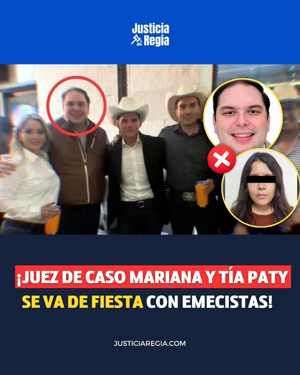 ¡Qué bonita familia! 🥂 El juez Gerardo Esparza, que decidirá el caso "Tía Paty", ligado en redes con Mariana, se va de fiesta y celebra el cumpleaños del compadre de Samuel, Mike Flores. ¿Estarían ayudando a Astrid “N”, supuesta aliada de la “Chavacana”? 

Más en la nota. 🗞️