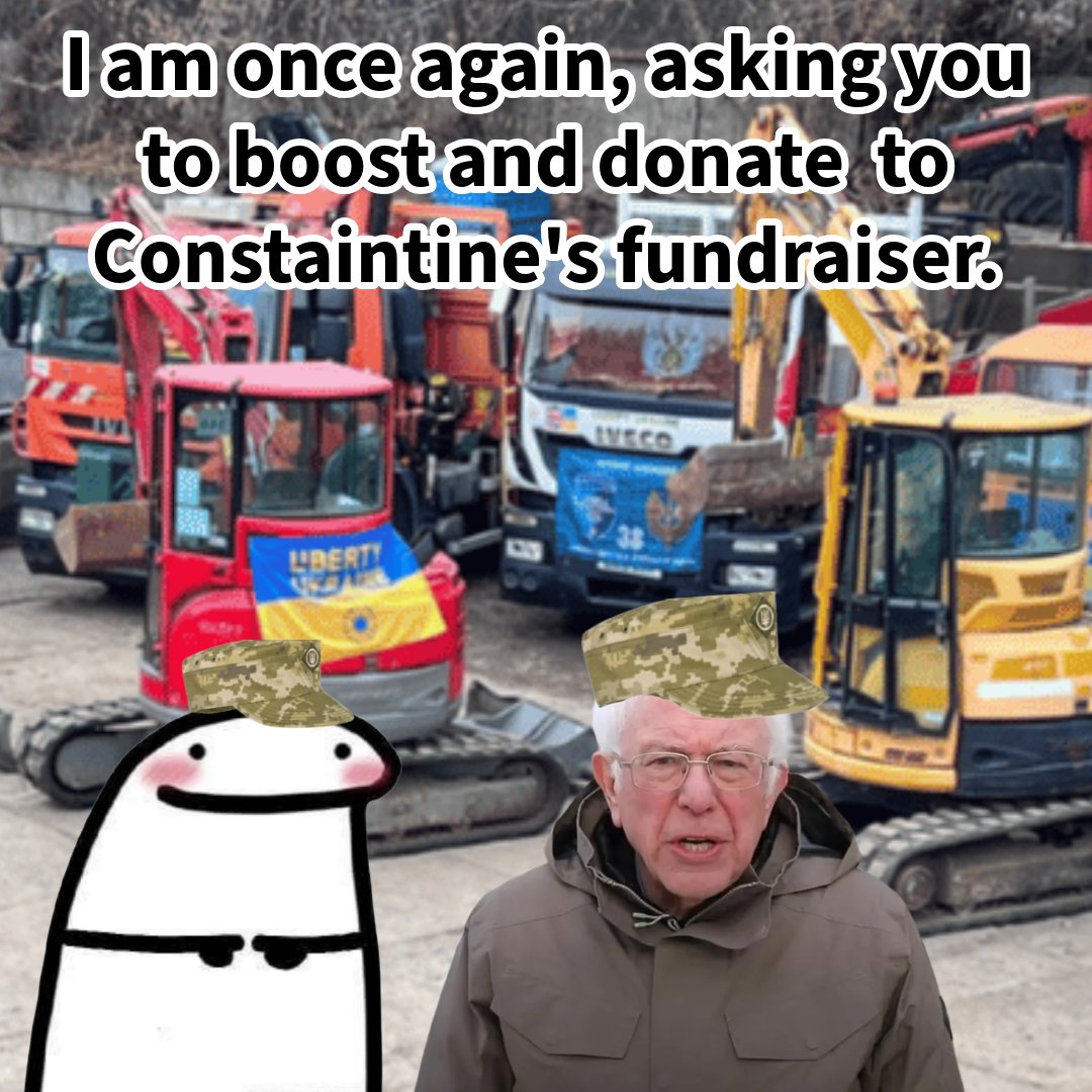 HEMS_Tool's tweet image. I'm happy to see this fundraiser finally cross the $90k threshold, but its progress is still excruciatingly slow.

Excavators help protect equipment, frees up soldiers from grueling manual labor tasks, and, most importantly-it saves lives. Let's make it happen, people!