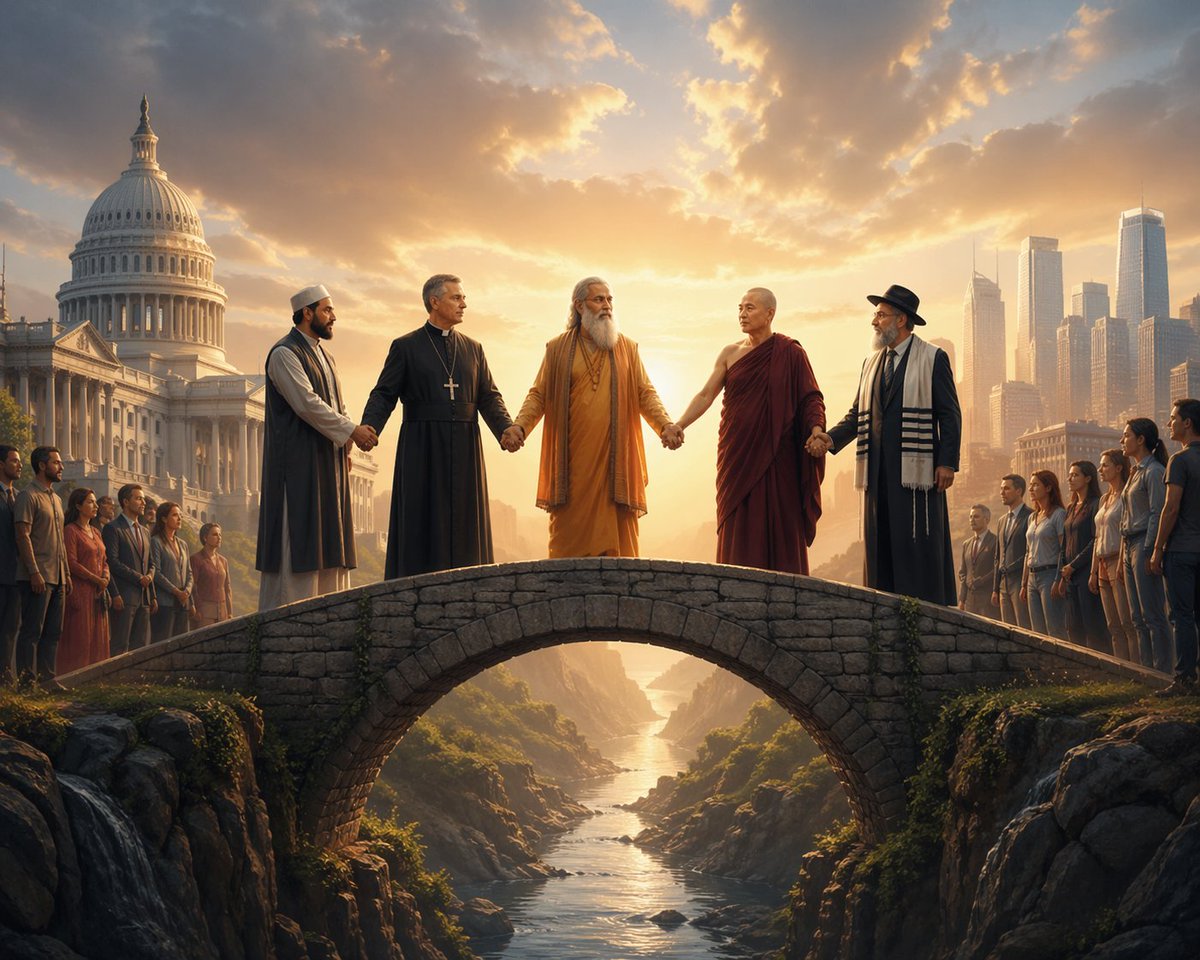 jainbawa's tweet photo. Religious Leaders must be the bridging power in statecraft. https://t.co/XsiVhyu6Jj