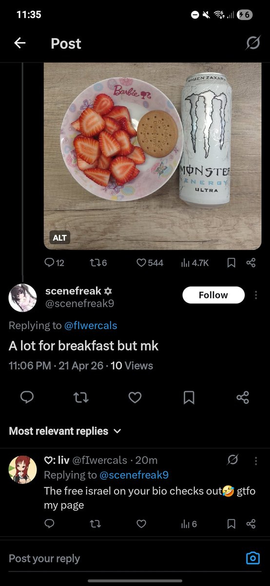 ♡: liv tweet media