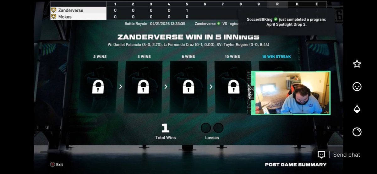 DidZanderGo's tweet photo. @zanderverse Your first game with that team btw https://t.co/KZdgqX0RHC