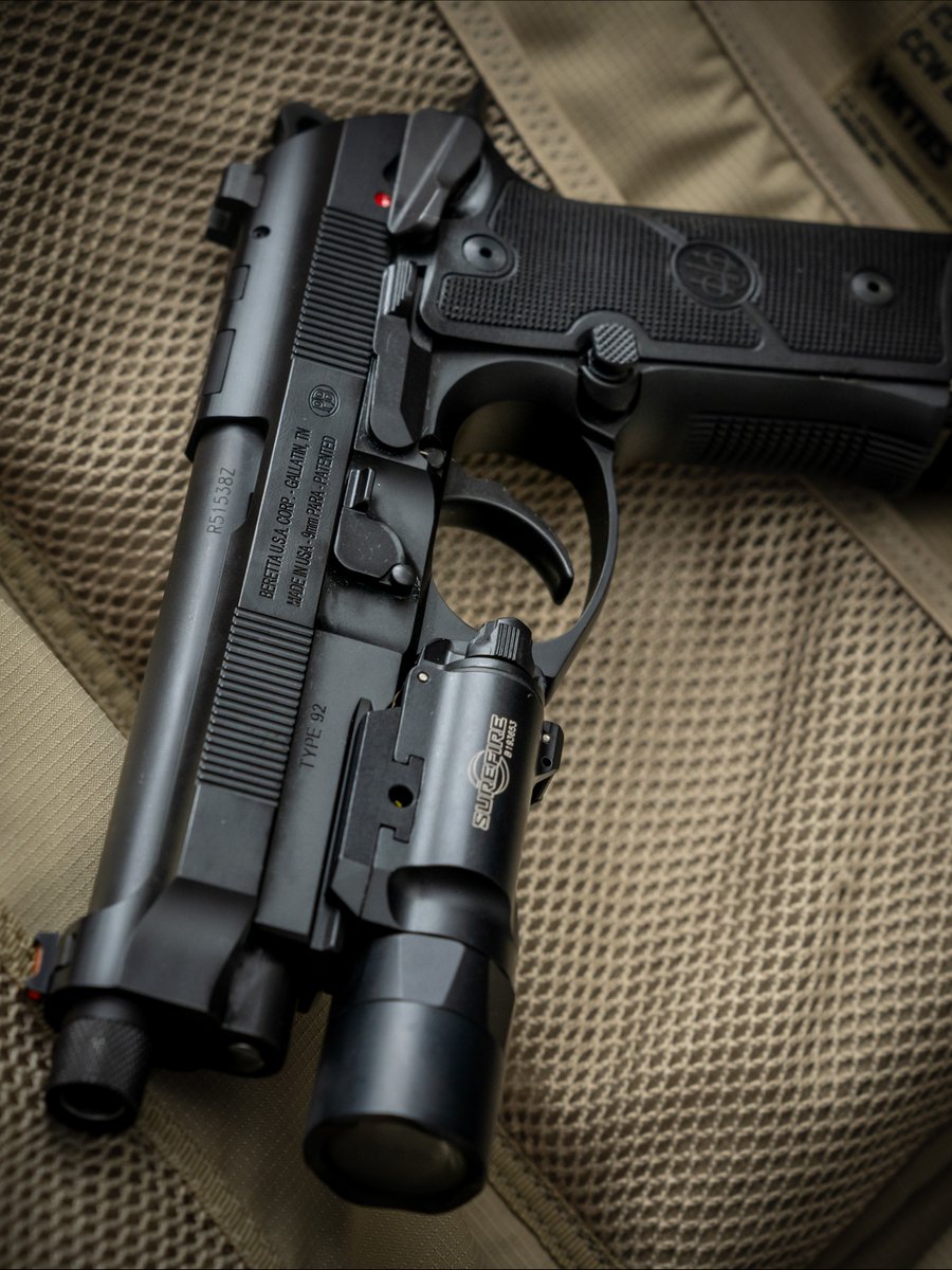 Beretta_USA's tweet image. Dialed in, loaded up, and ready for whatever the day brings. The 92GTS is ready when you are.

Would you run your 92GTS stock or customize it? What’s your first upgrade?
#Beretta #92GTS #90Series #RangeReady