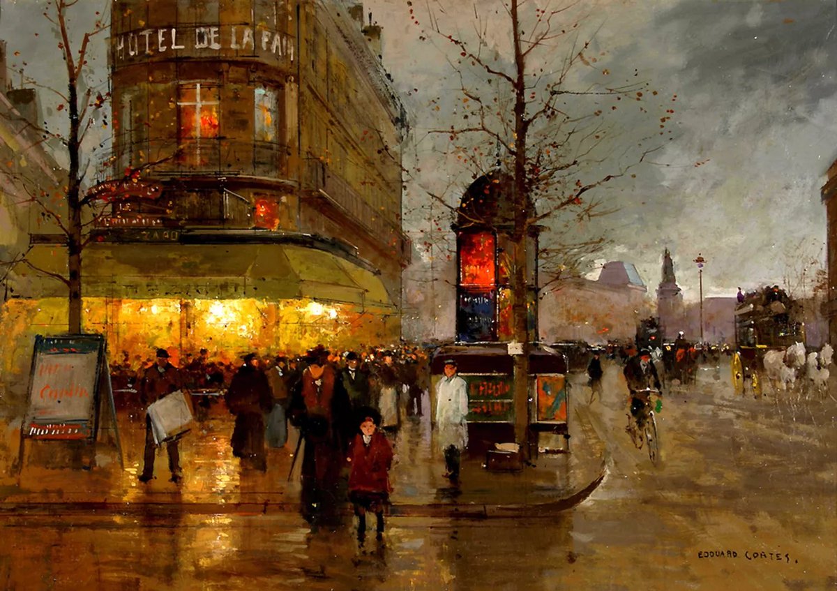ArtGuide_db's tweet photo. Edouard Cortès
Le Café Balthazard, Place de la Republique, 1920 https://t.co/Zo9DzxMKM0