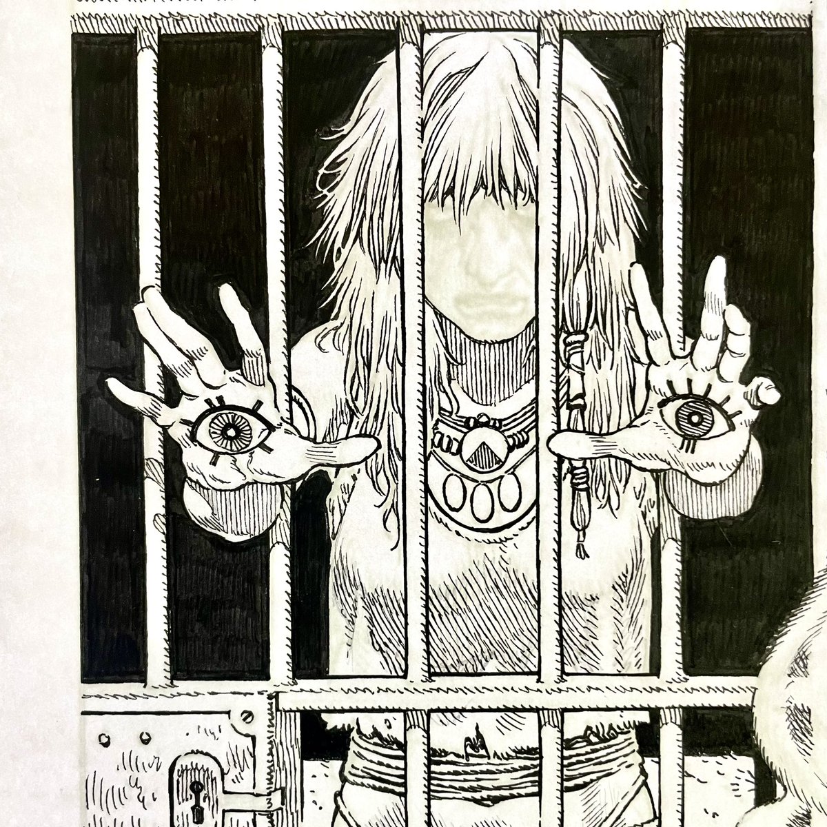 GR_comics's tweet image. eyes 
partial inks detail update 

#illustration #SecretProject